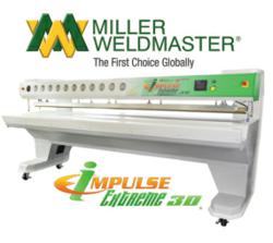impulse welding machine for blinds, screens, shades and awnings